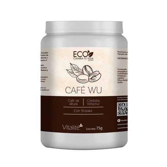 Café Wu 75g - Café con cúrcuma y hongo shiitake