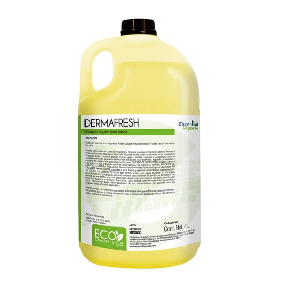 Dermafresh Almendra 1galón - shampoo líquido para manos