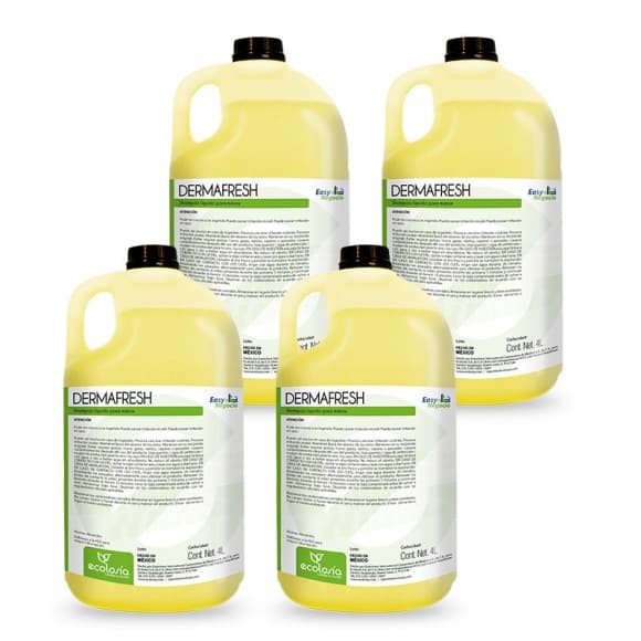 CAJA - Dermafresh Almendra 1galón - shampoo líquido para manos