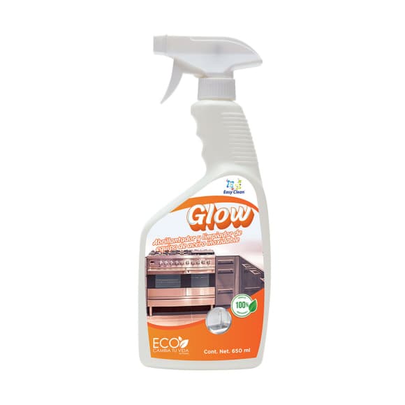 Glow 650ml - Abrillantador y limpiador de acero inoxidable