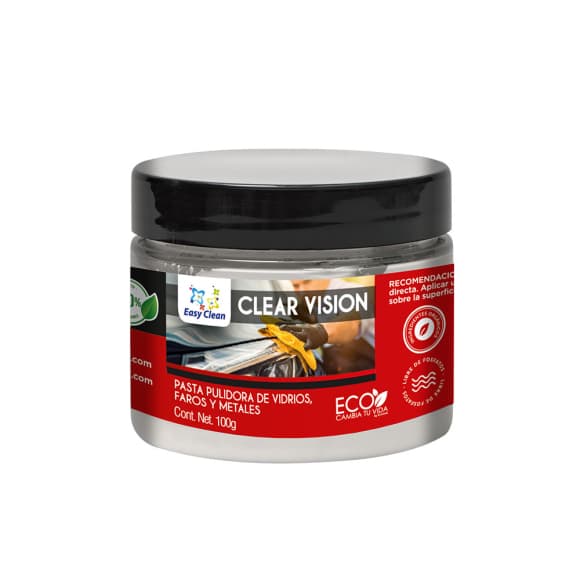 Clear Vision 100g - Pasta pulidora de faros, vidrios y metales