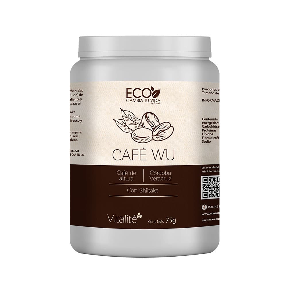 Café Wu 75g - Café con cúrcuma y hongo shiitake