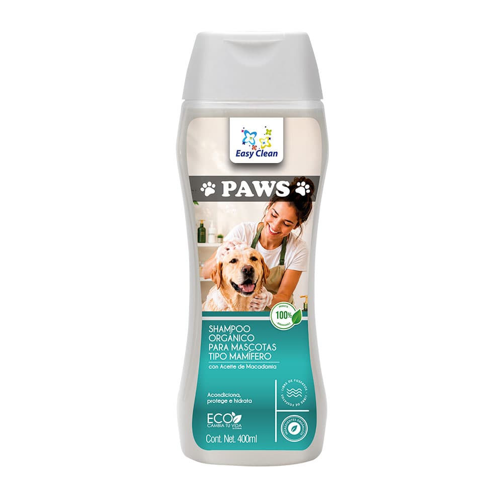 Paws 400ml - Shampoo orgánico mascotas