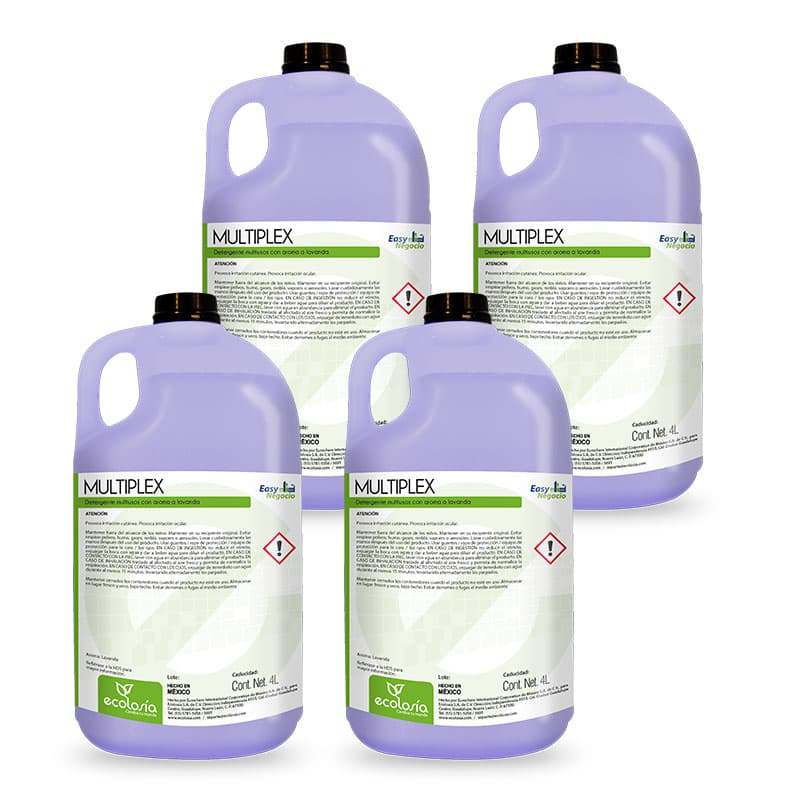 CAJA - Multiplex Lavanda 1galón - Detergente multiusos concentrado - Pisos / Paredes
